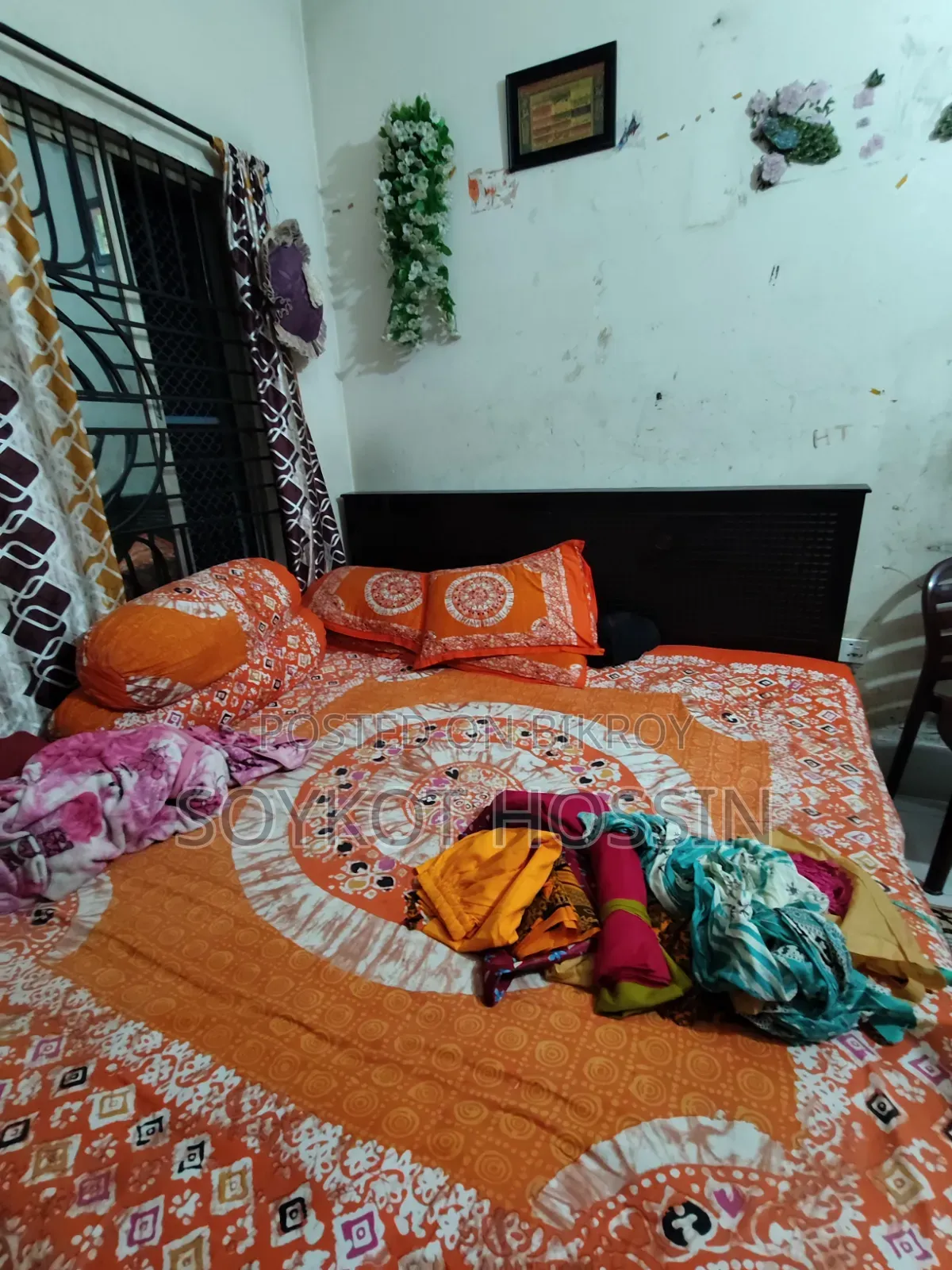 Bed, Wardrobe, Showcase, Dressing Table, Mattress, Quilt