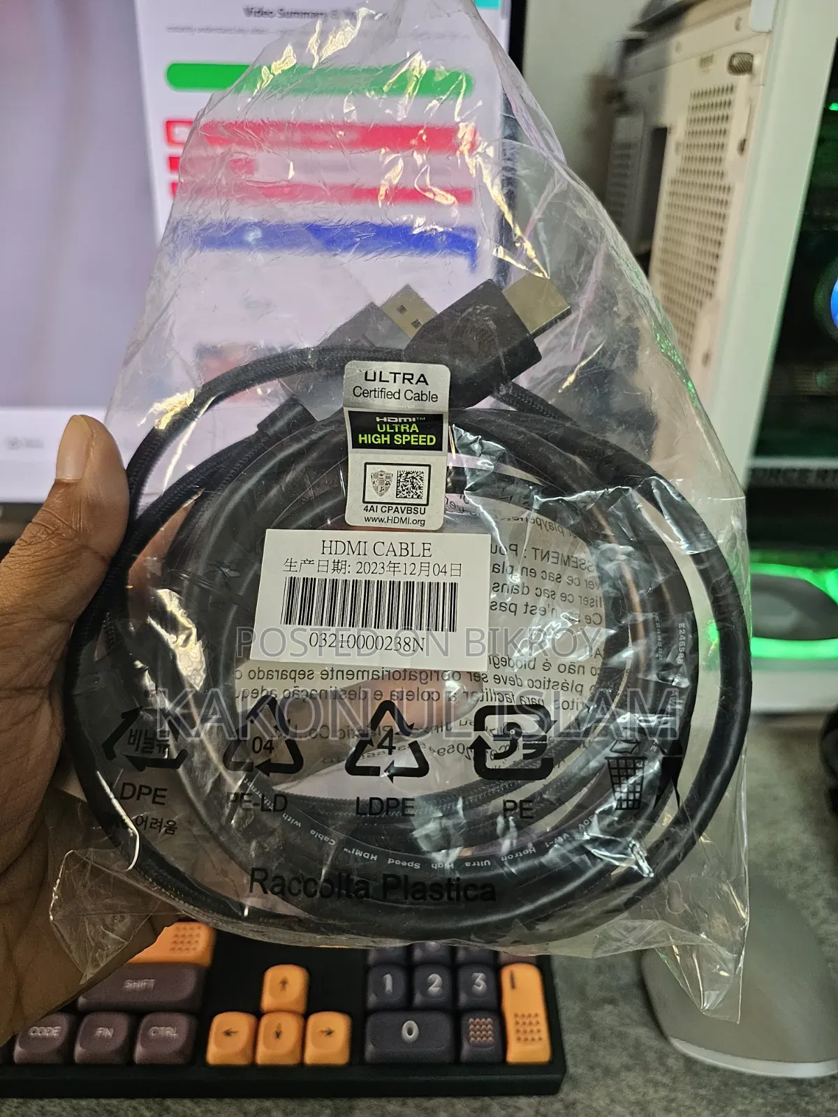 Ugreen ডিপি কেবল এবং প্রিমিয়াম এইচডিএমআই কেবল