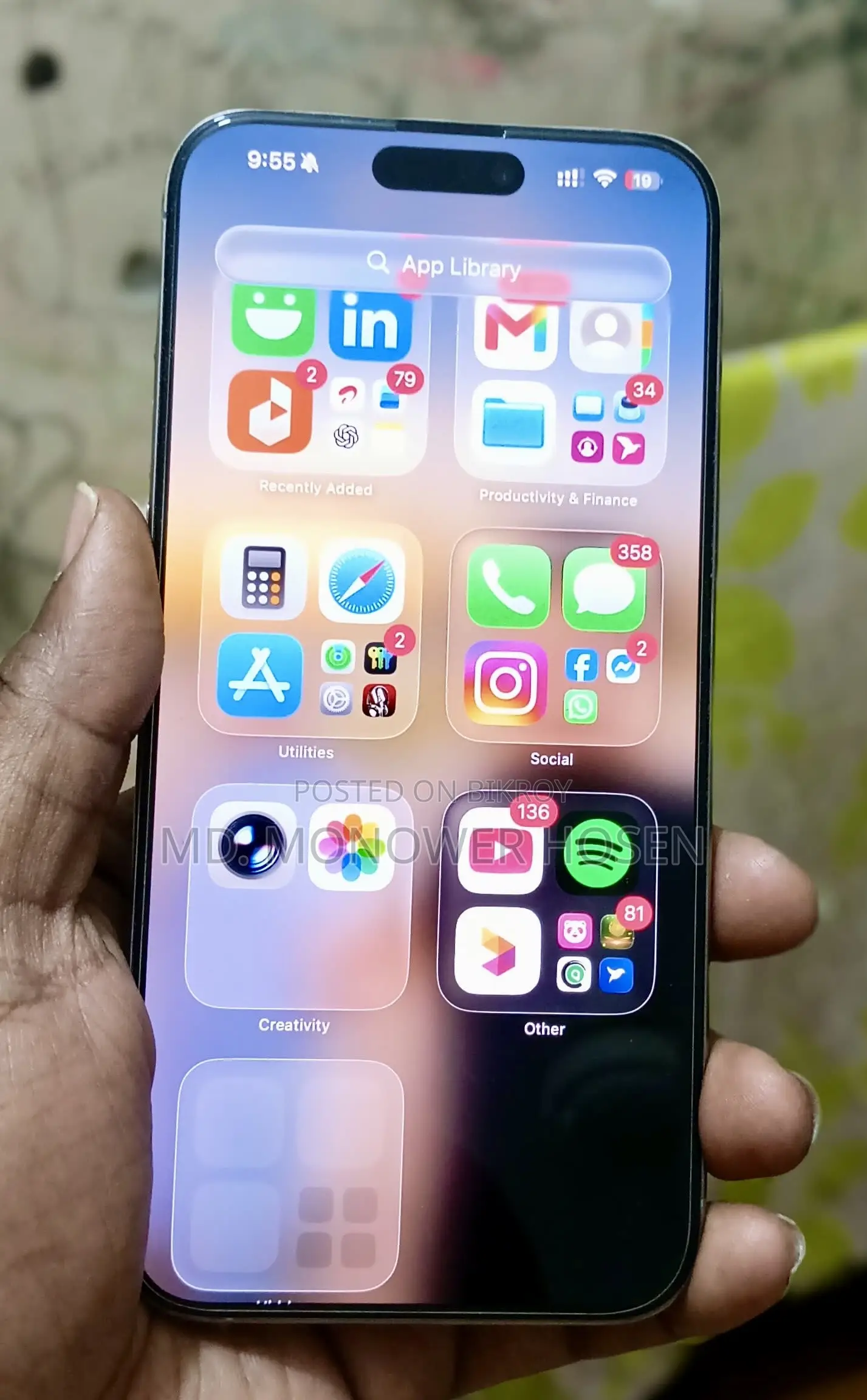 Apple iPhone 15 Pro Max 256 GB Silver