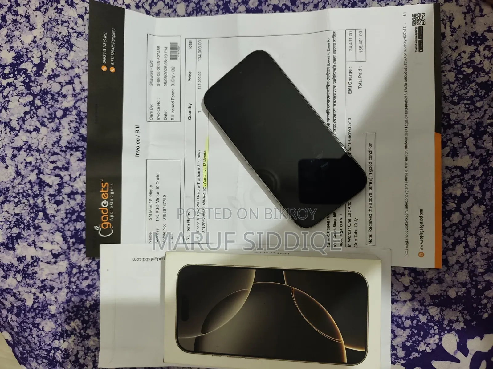 Apple iPhone 16 Pro 128 GB Silver