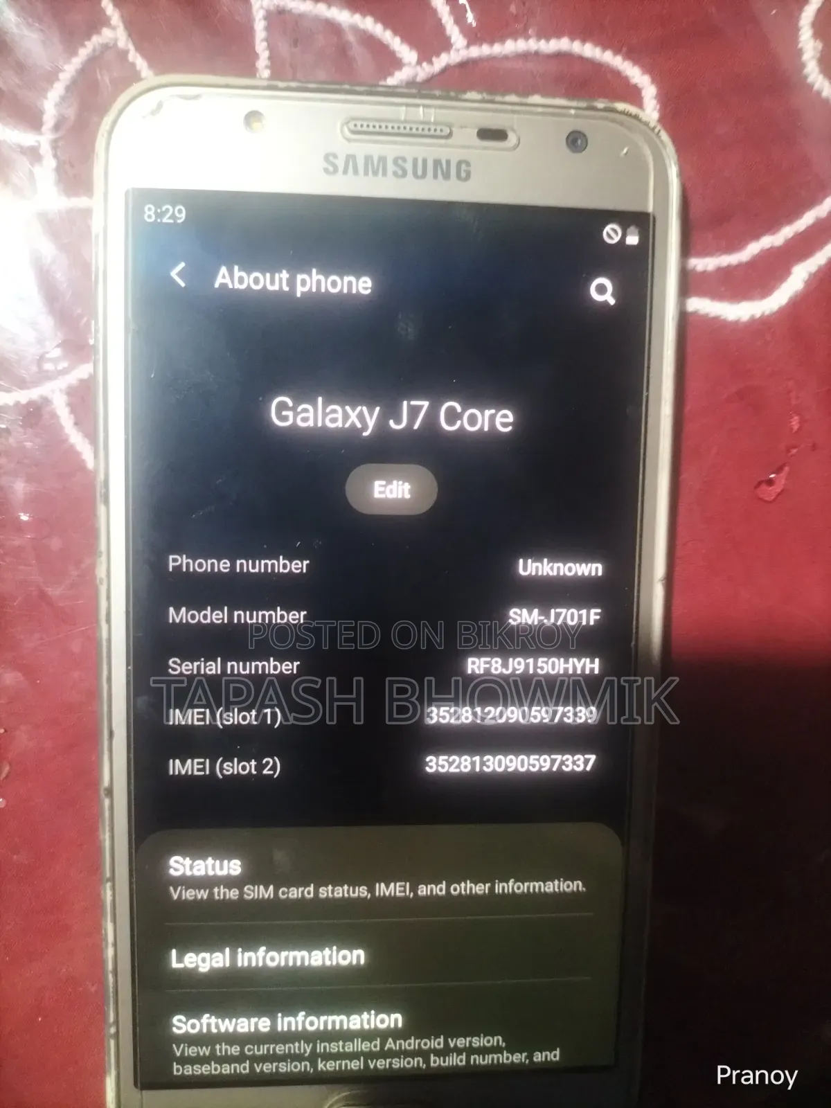 Samsung Galaxy J7 16 GB Gray