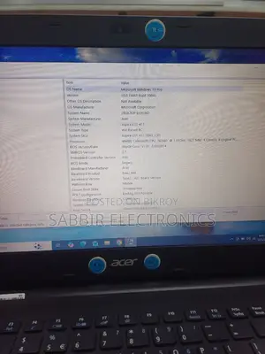 Laptop Acer 8GB Intel Pentium SSD 256GB