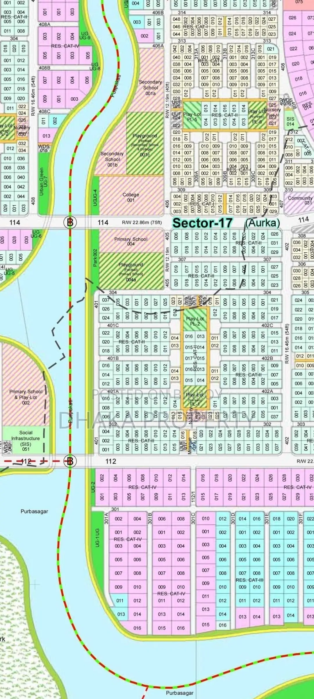 300ft Expressway 5 Katha North at Sector-17