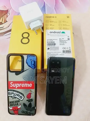 নতুন Realme 8 5G ১২৮ জিবি কালো