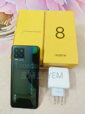 নতুন Realme 8 5G ১২৮ জিবি কালো