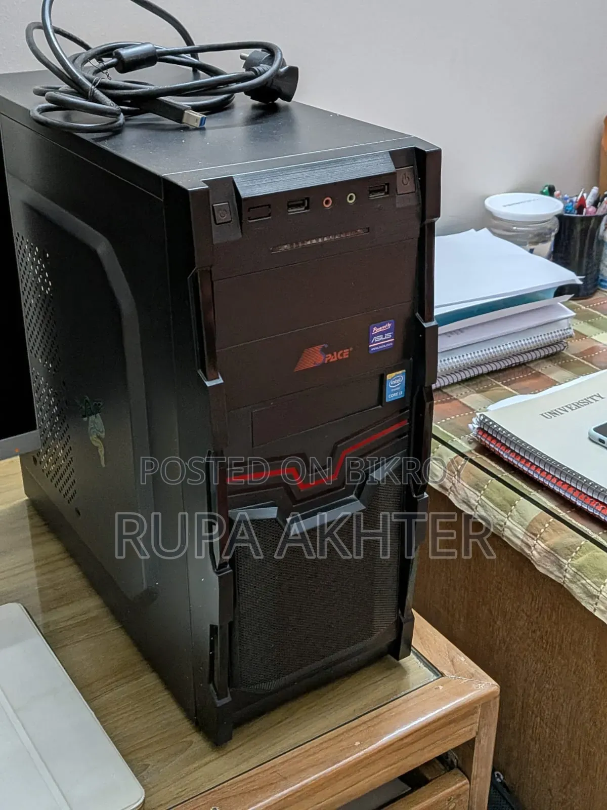 Desktop Computer Asus 8GB Intel Core I3 HDD+SSD 1TB