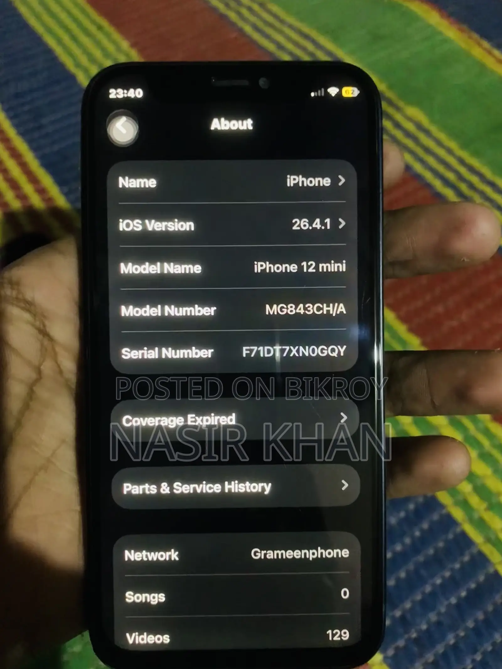 Apple iPhone 12 Mini 128 GB Black