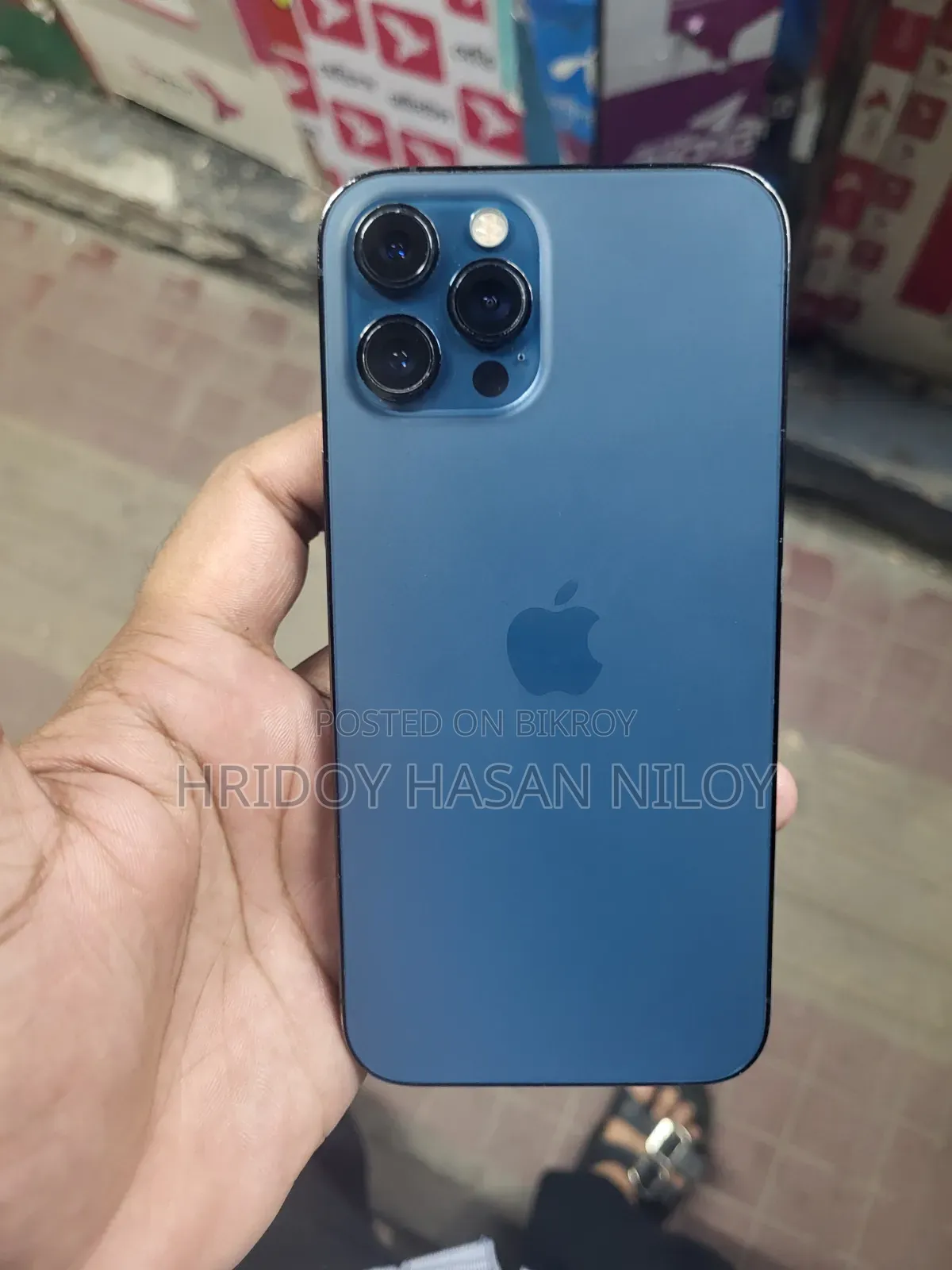 অ্যাপল আইফোন ১২ প্রো ম্যাক্স ১২৮ জিবি নীল