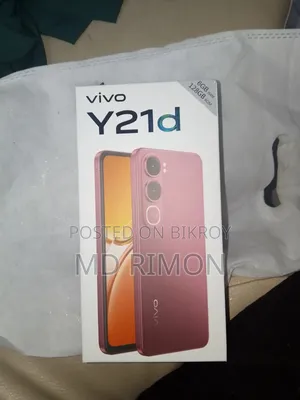 New Vivo Y21d 128 GB Black