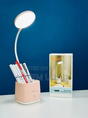 LED Table Lamp and Pen Holder | Rechargeable Study Lamp