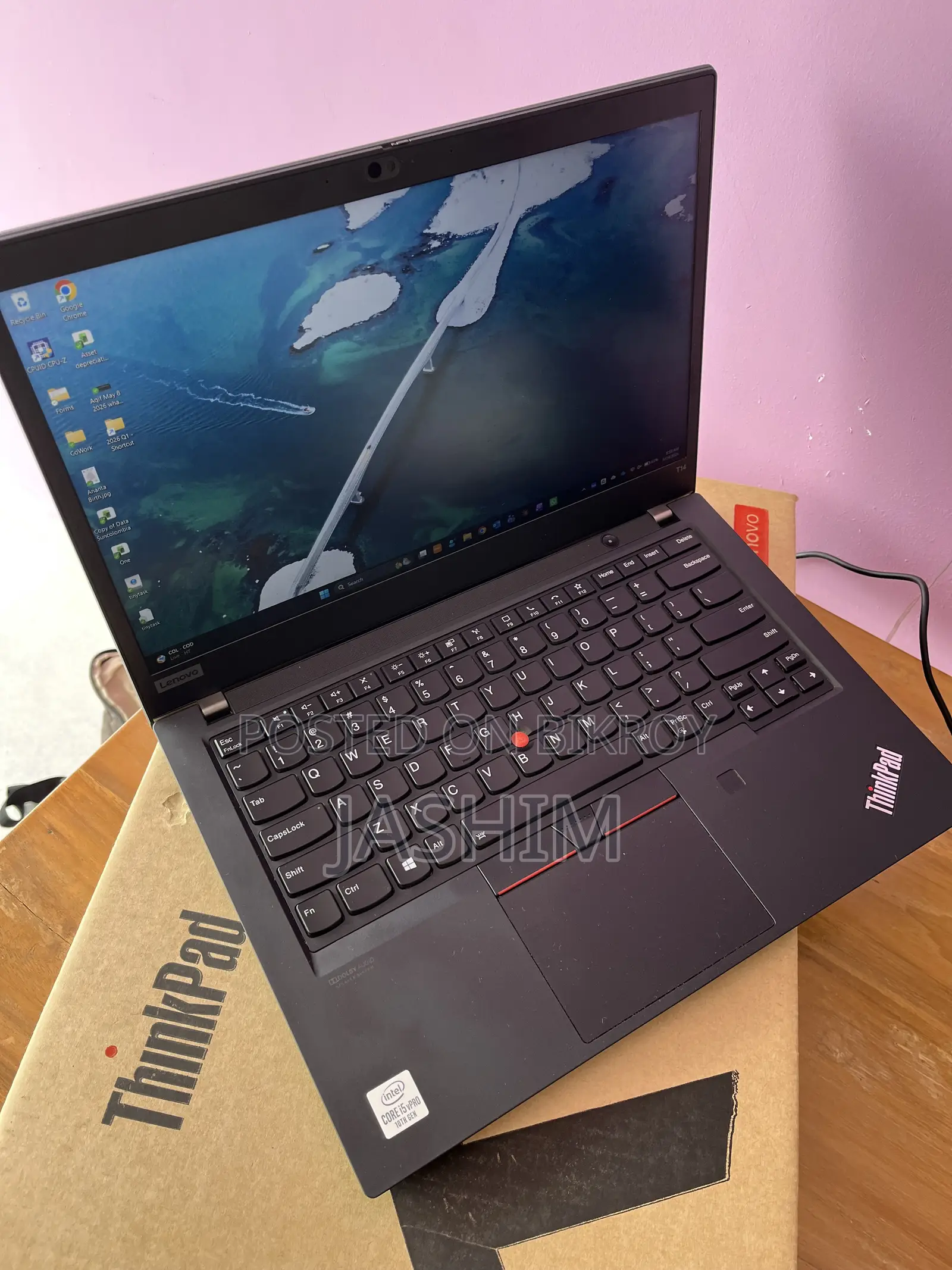 Laptop Lenovo ThinkPad T14 G1 16GB Intel Core I5 SSD 256GB