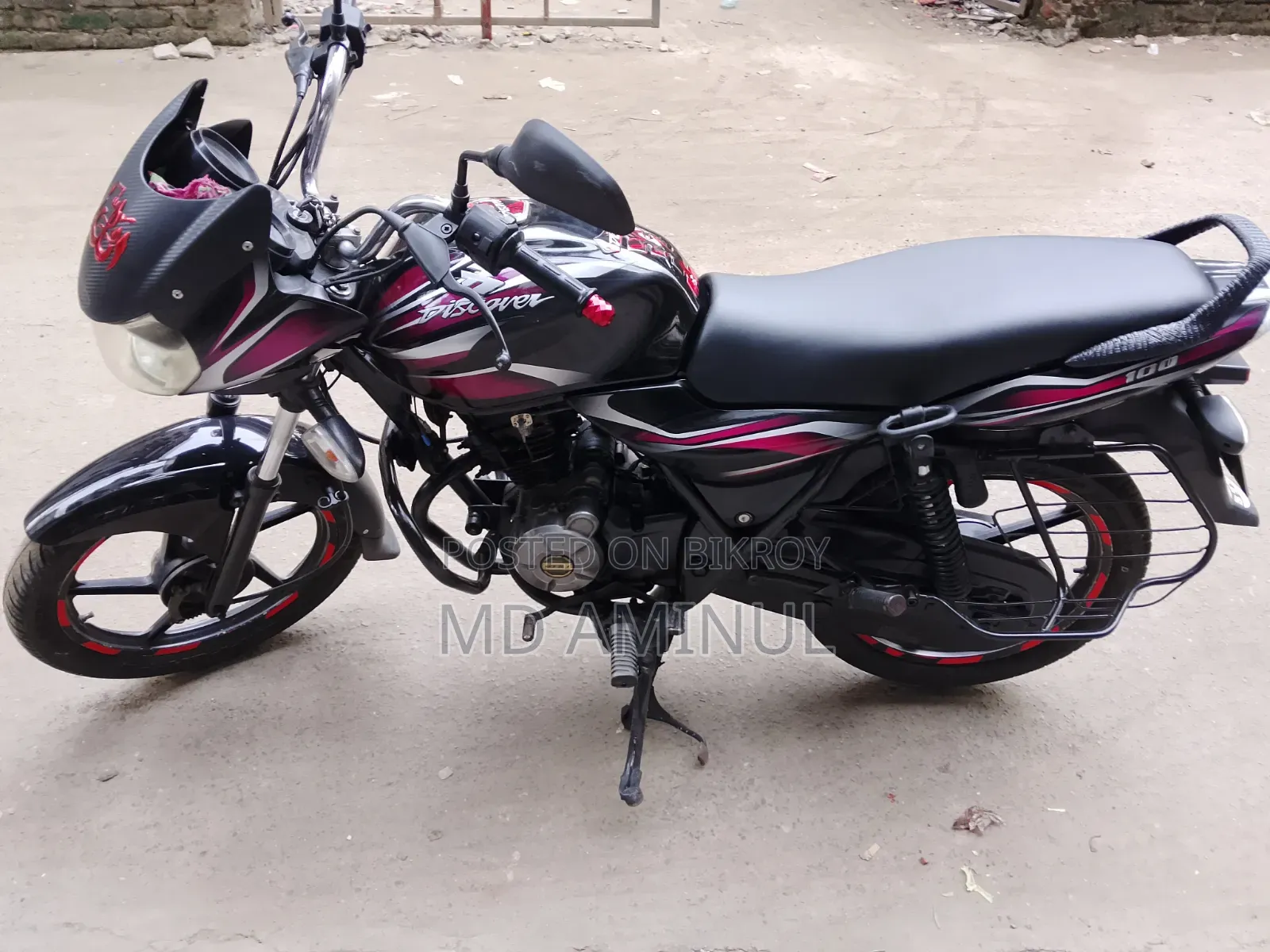 Bajaj Discover 100 2017 Black