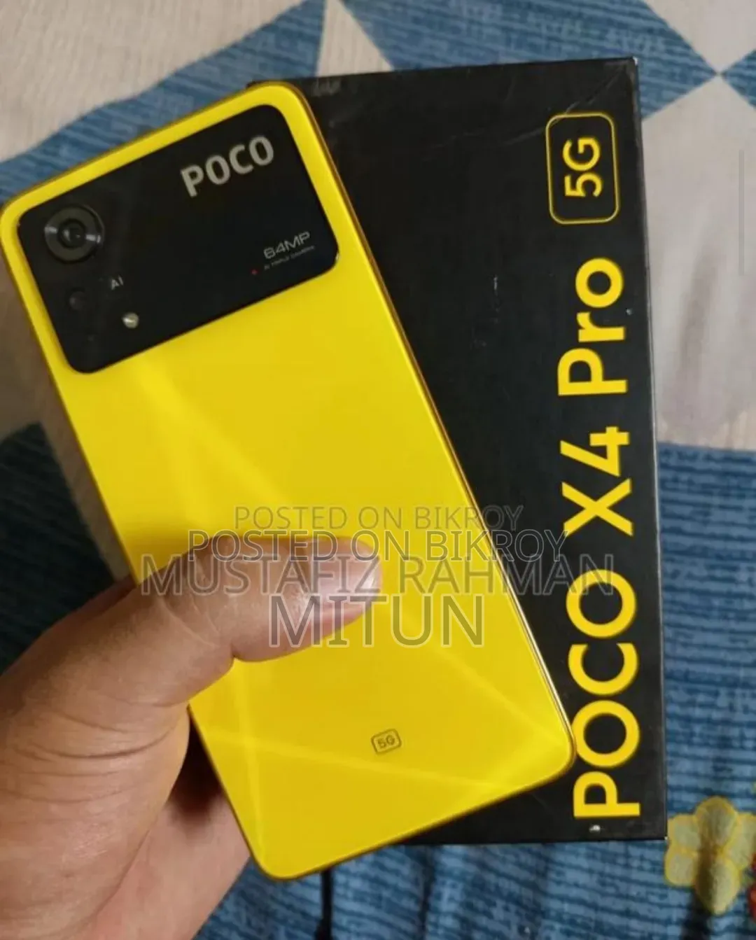 Xiaomi Poco X4 Pro 5G 128 GB Yellow