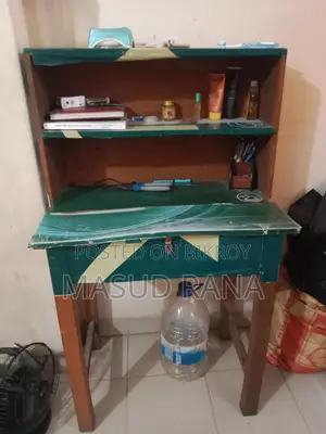 1 Table, 1 Mattress, 1 Bed Frame, 1 Pillow, and 1 Bolster