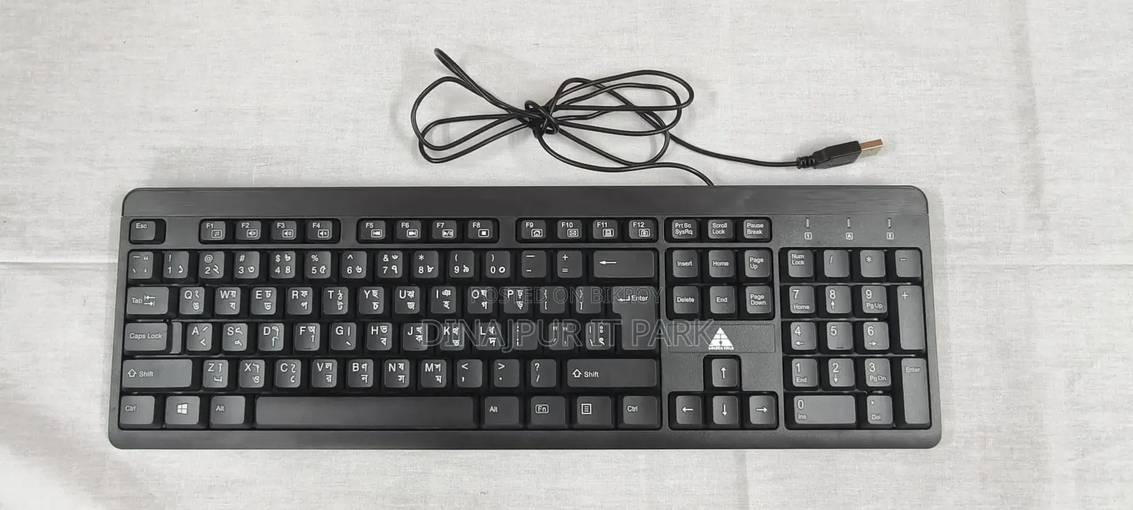 Golden Field Gf- Usb Bengali-English Keyboard