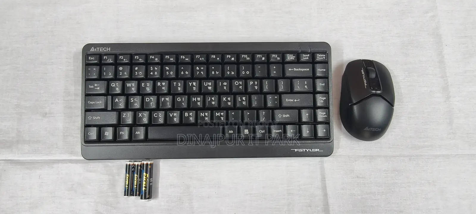 A4tech Fstyler Fg1112 Wireless Keyboard Mouse Combo