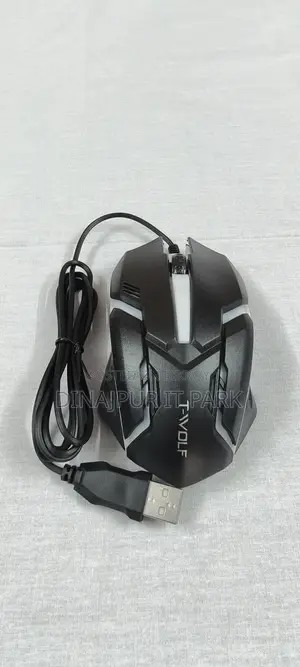 T-Wolf Tf200 Rainbow Backlit Wired Gaming Keyboard Mouse Combo