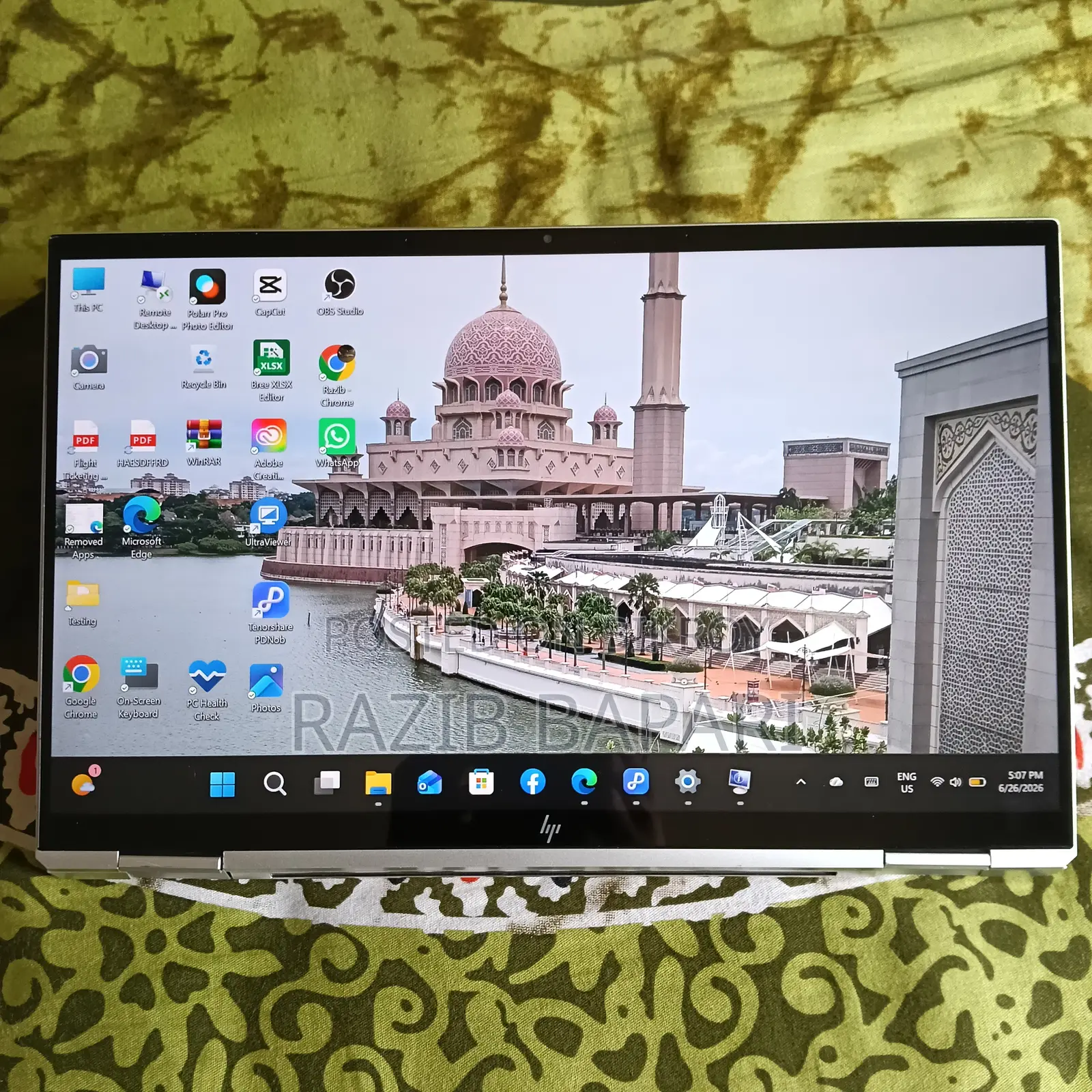 Laptop HP EliteBook x360 1040 G7 16GB Intel Core i5 SSD 256GB