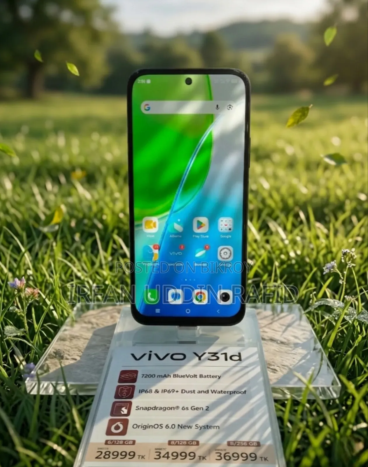 New Vivo Y31d 128 GB Gray