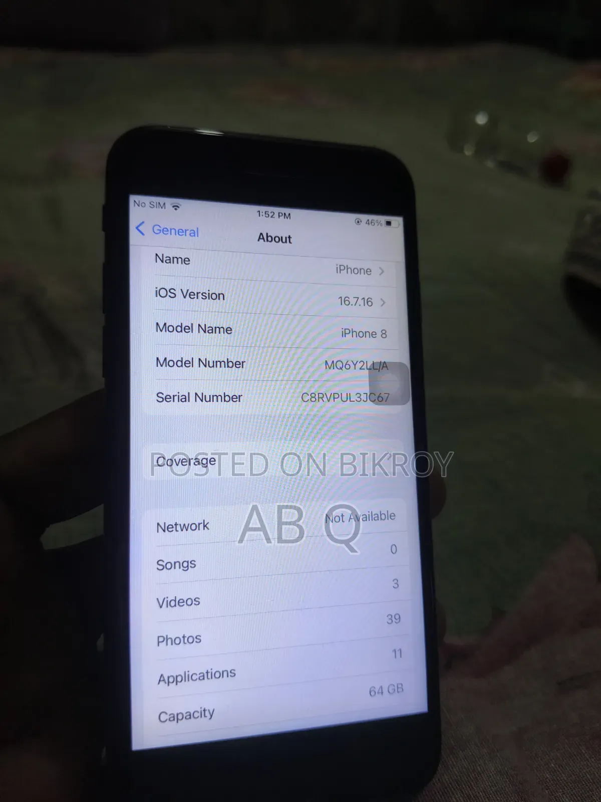 Apple iPhone 8 64 GB Black