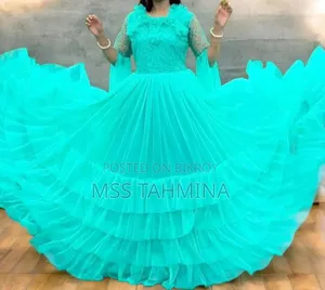 লেয়ার গাউন অসম্ভব সুন্দর