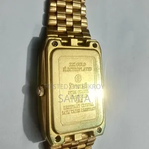Swistar Gold Plated Swiss Quartz Watch- Water Resistant (Faux)