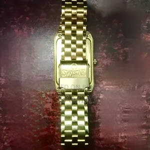 Swistar Gold Plated Swiss Quartz Watch- Water Resistant (Faux)