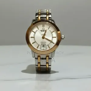 Omega Seamaster Two-Tone Analog Watch W/ Date Function-Water Resistant