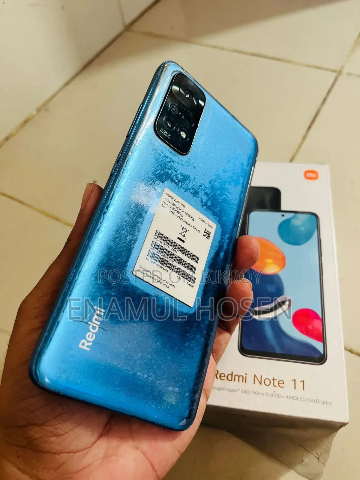 Xiaomi Redmi Note 11 128 GB Gray
