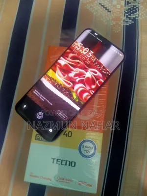 নতুন টেকনো স্পার্ক ৪০ প্রো ২৫৬ জিবি কালো