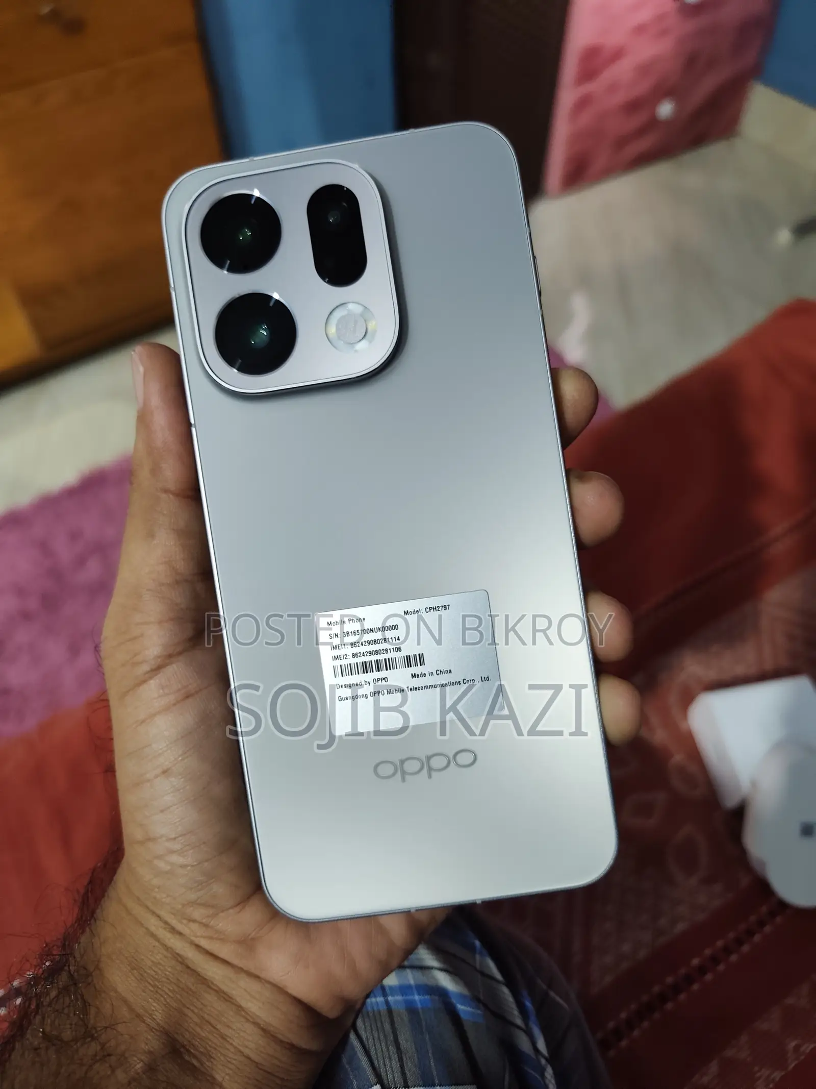 নিউ অপো ফাইন্ড এক্স৯ ৫জি ৫১২ জিবি সিলভার
