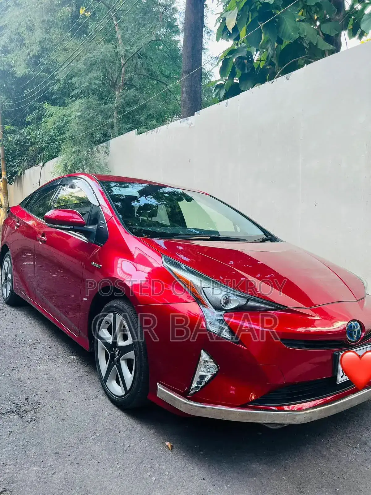 Toyota Prius 2018 Red