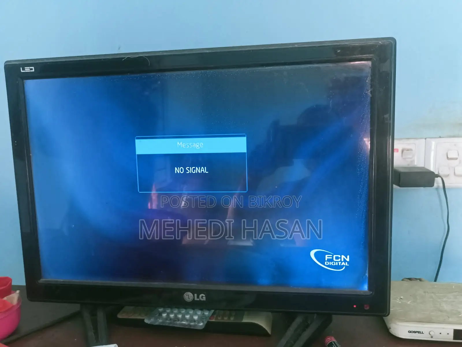 Lg 21" Colour Tv With Set Up Box.