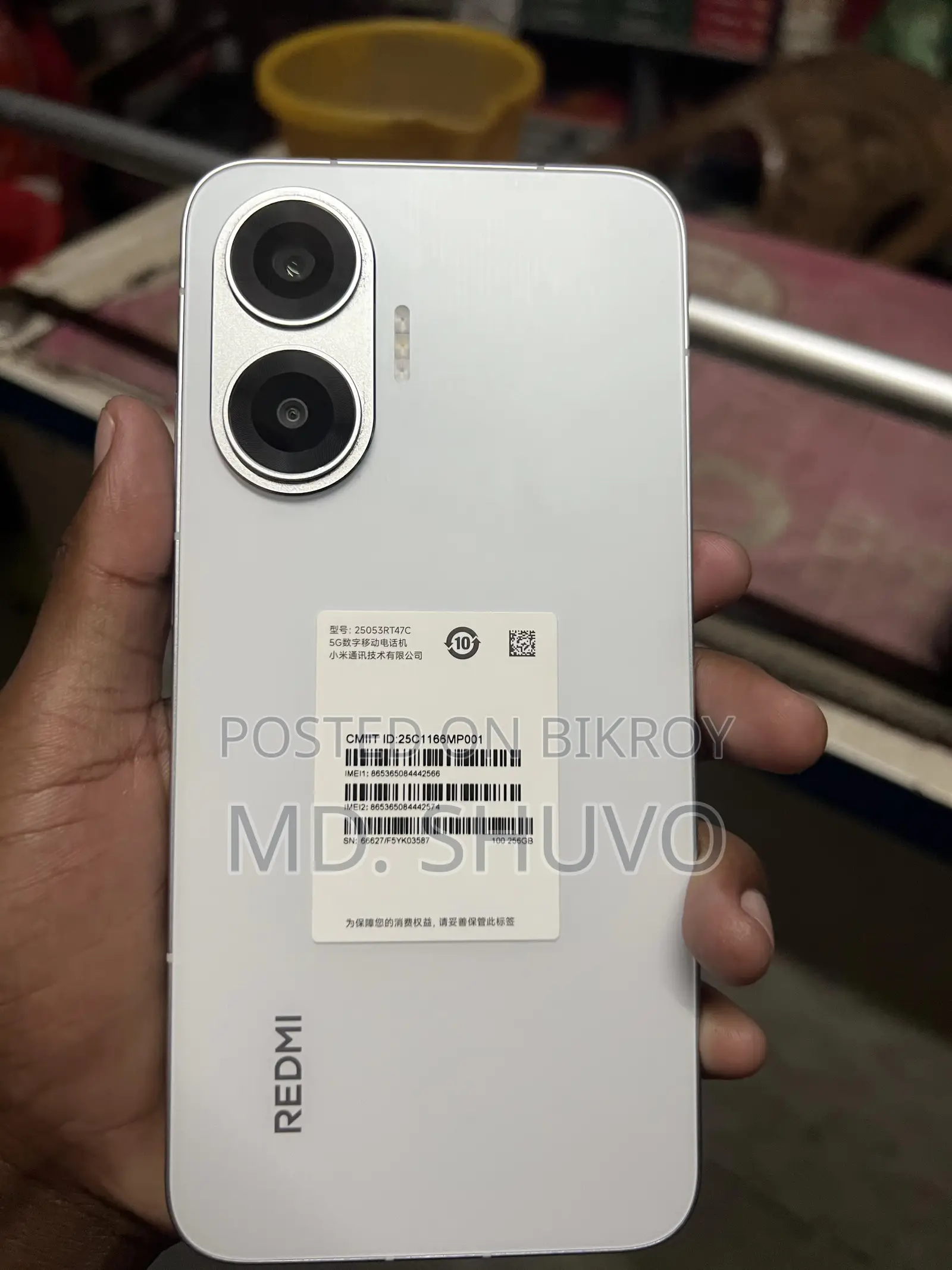 Xiaomi Redmi Turbo 4 Pro 256 GB White