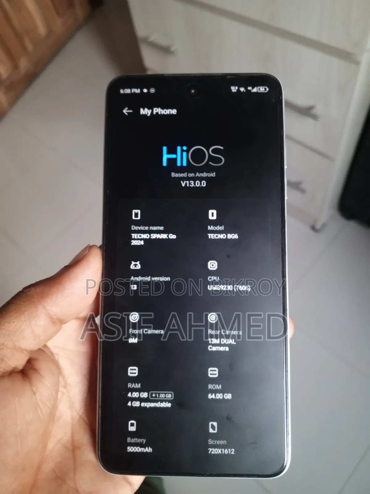 Tecno Spark Go 64 GB White
