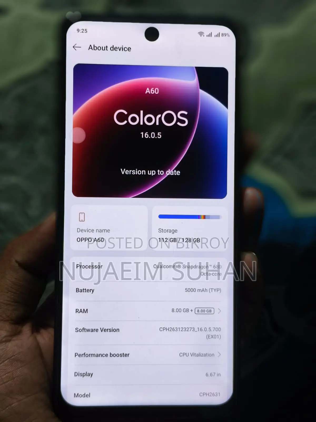 Oppo A60 128 GB Purple