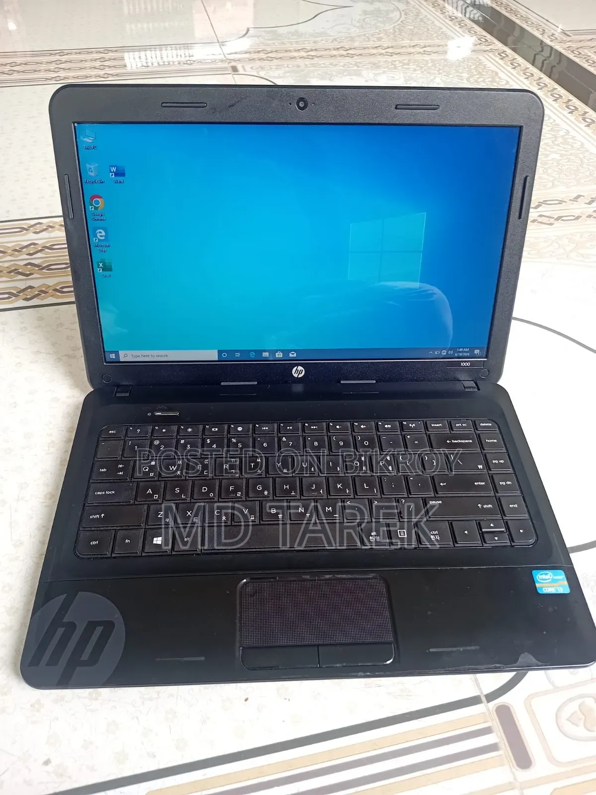 Laptop HP 8GB Intel Core I3 HDD 500GB