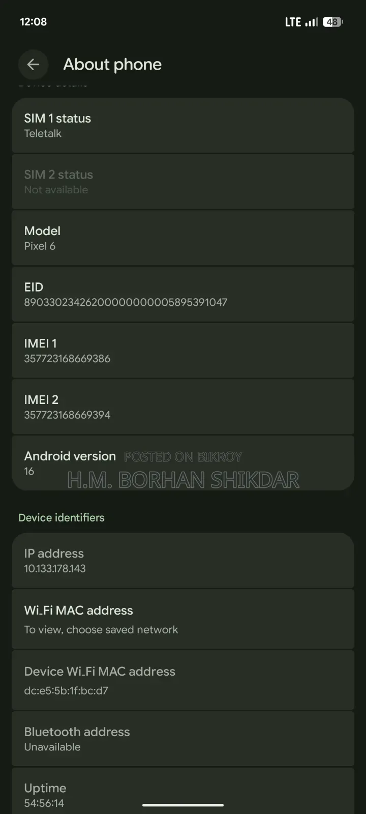 Google Pixel 6 128 GB