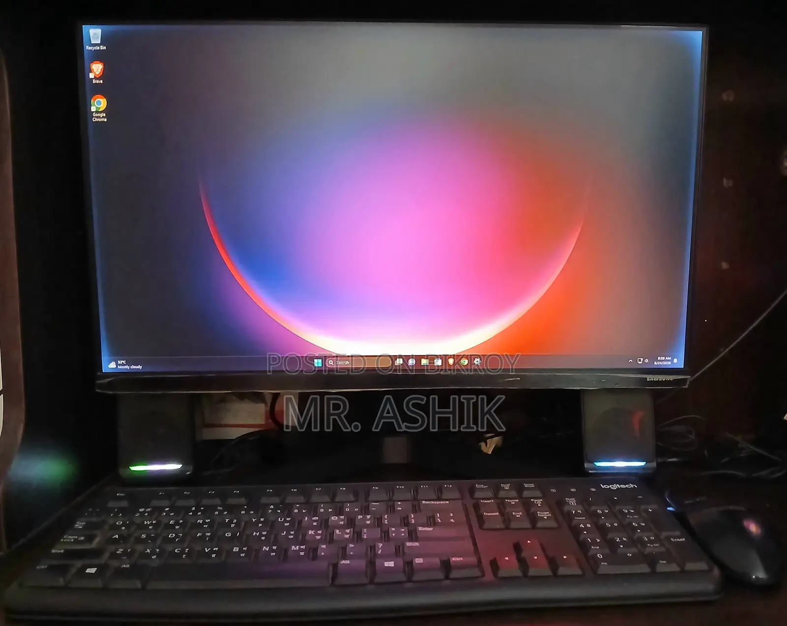 Desktop Computer Asus 8GB Intel Core i3 SSD 256GB