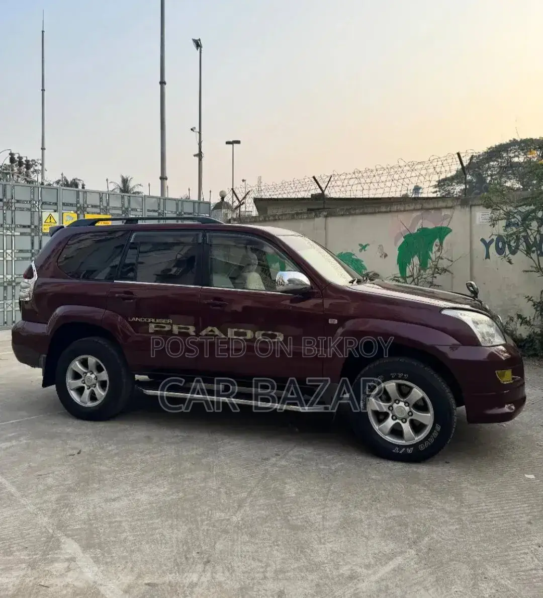 Toyota Land Cruiser Prado 2003 Maroon