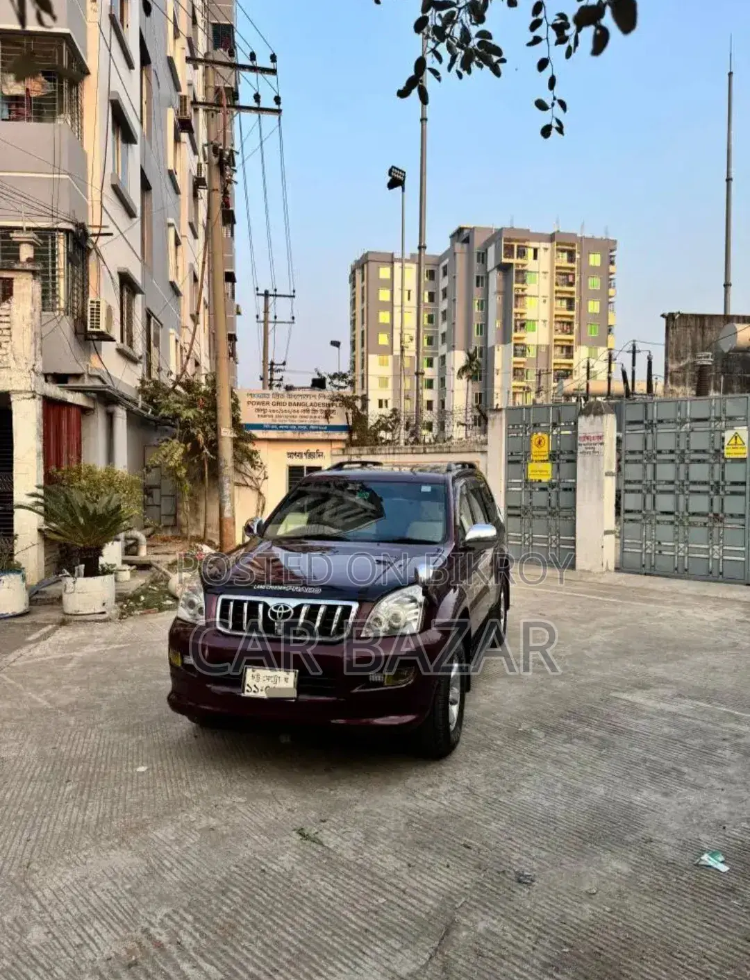Toyota Land Cruiser Prado 2003 Maroon