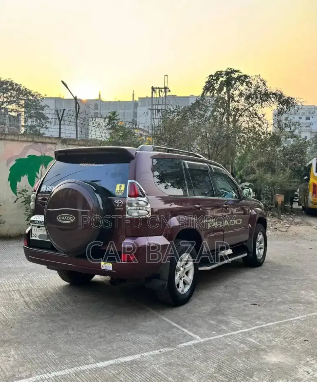 Toyota Land Cruiser Prado 2003 Maroon