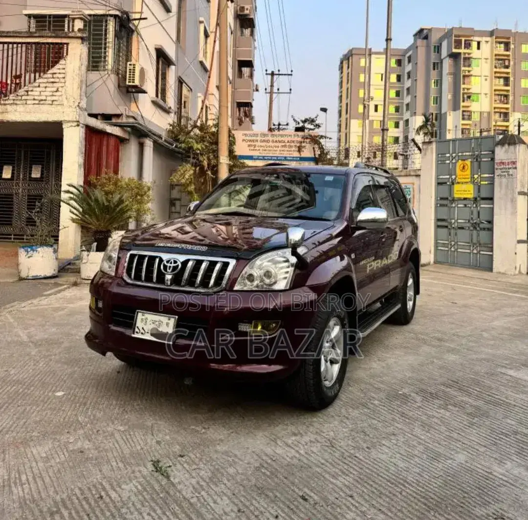 Toyota Land Cruiser Prado 2003 Maroon