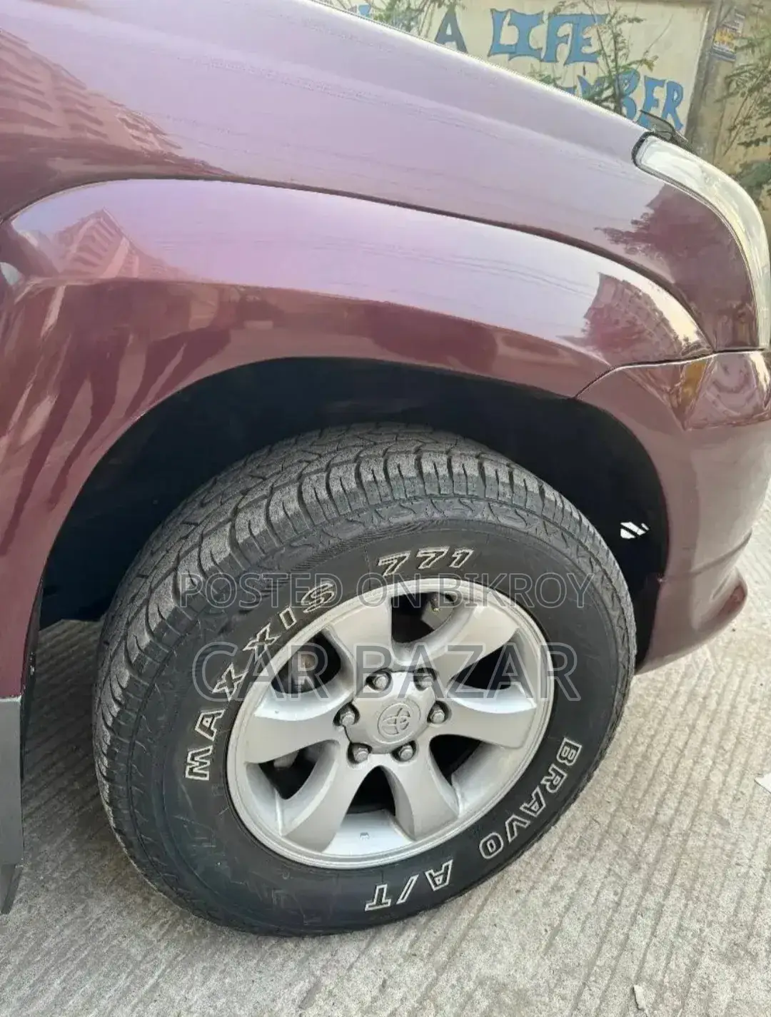 Toyota Land Cruiser Prado 2003 Maroon