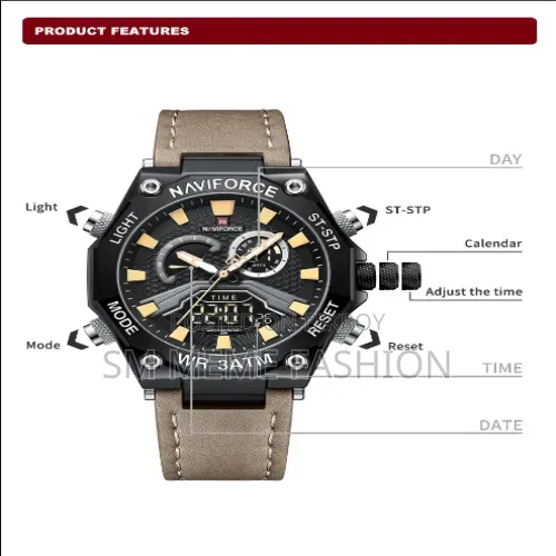 Naviforce 9220 – Black Gray