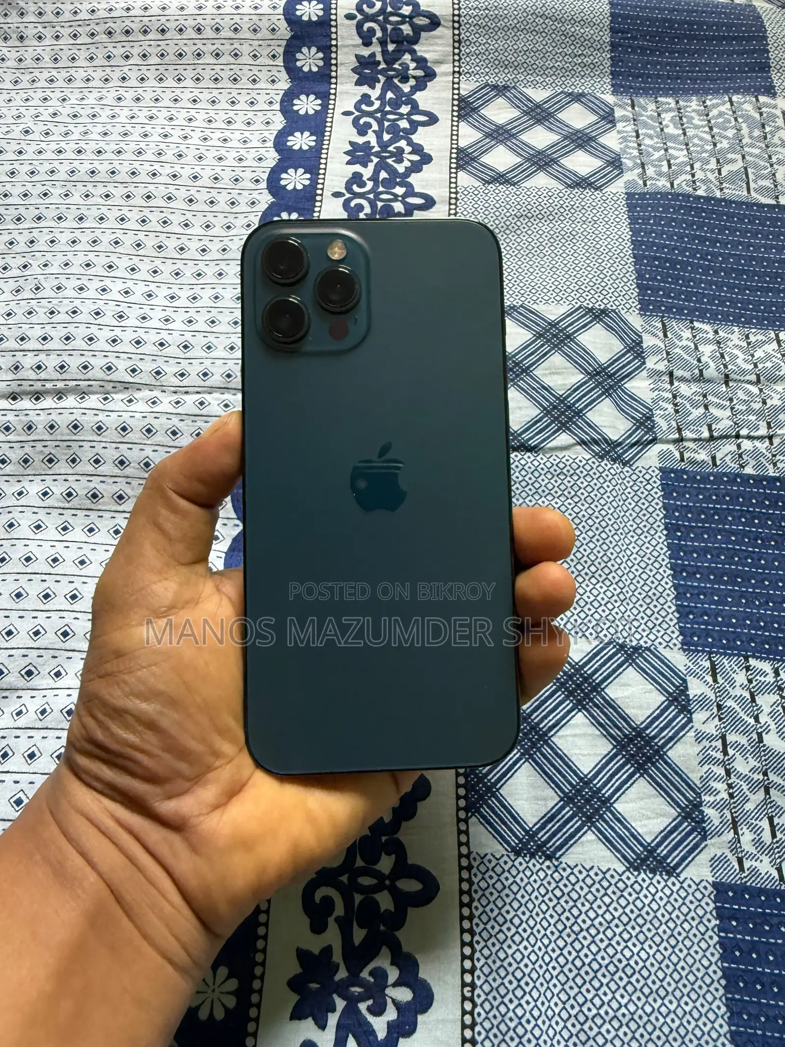 অ্যাপল আইফোন ১২ প্রো ম্যাক্স ১২৮ জিবি ব্লু