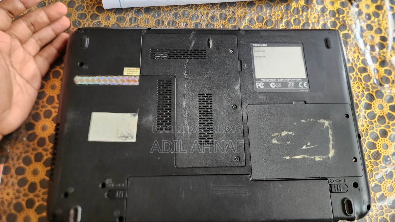 Laptop Toshiba Satellite L600 4GB Intel Core I3 SSD 500GB