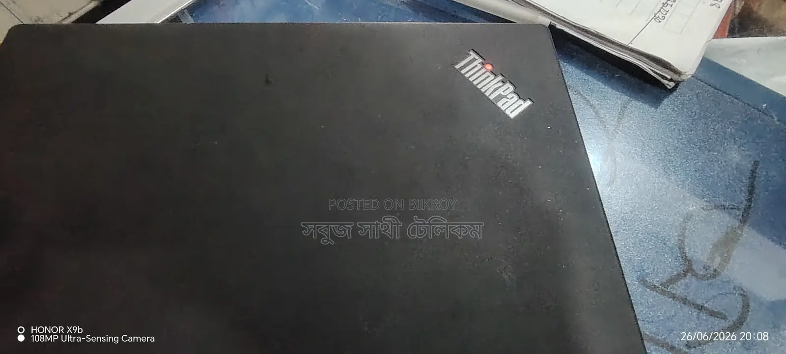 ল্যাপটপ লেনোভো থিংকপ্যাড T430u ৪ জিবি ইন্টেল কোর আই৫ এসএসডি ১২৮ জিবি
