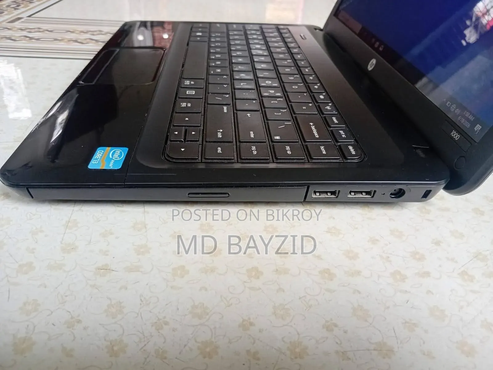 Laptop HP 8GB Intel Core I3 HDD 500GB