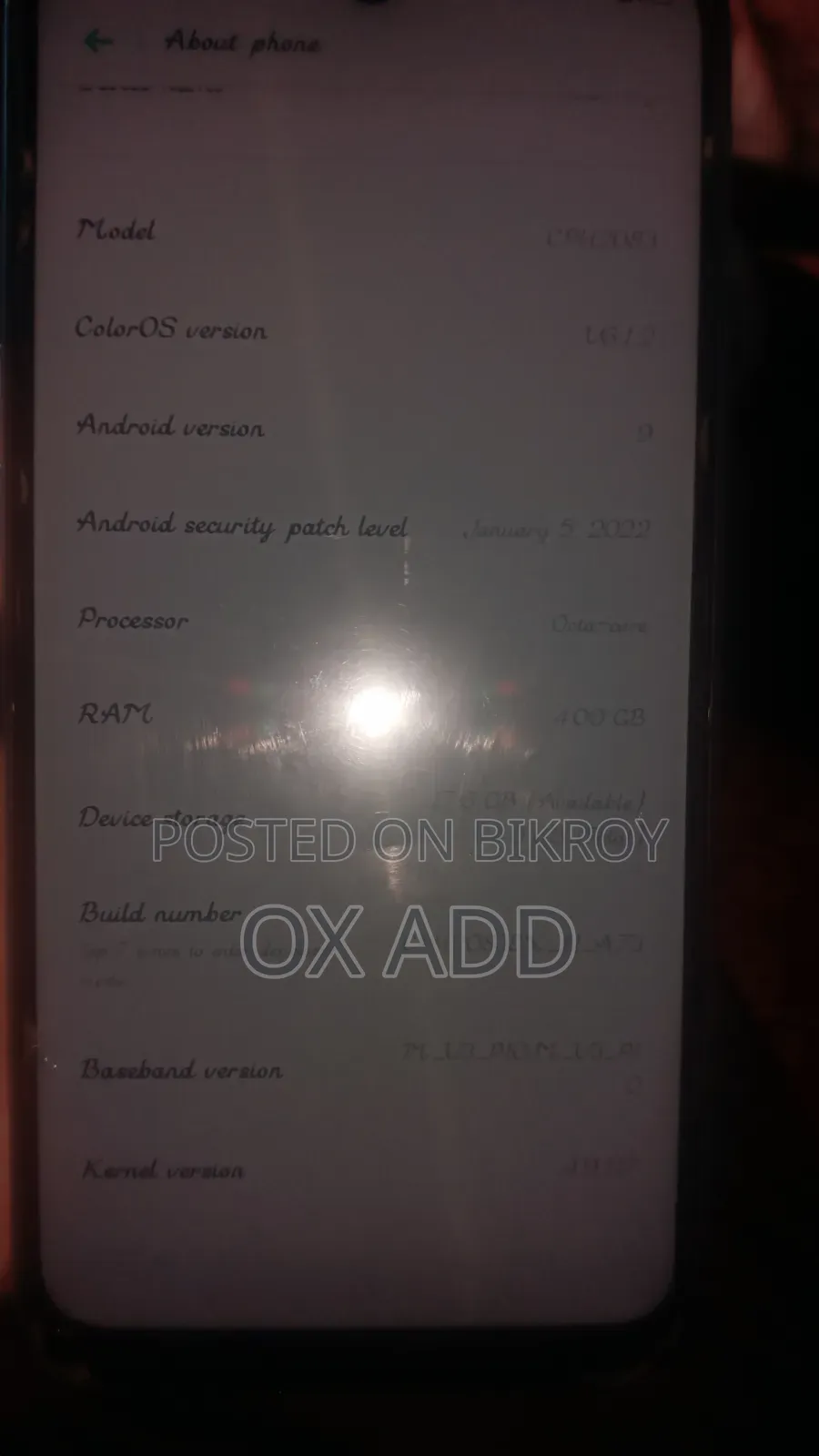 Oppo A12 64 GB Blue